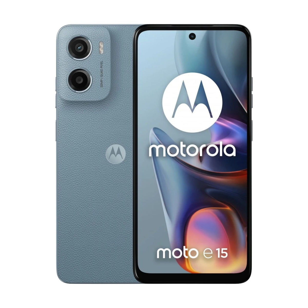 Motorola Moto E15 Misty Blue 6.67" 64GB 4G - Unlocked & SIM Free Smartphone