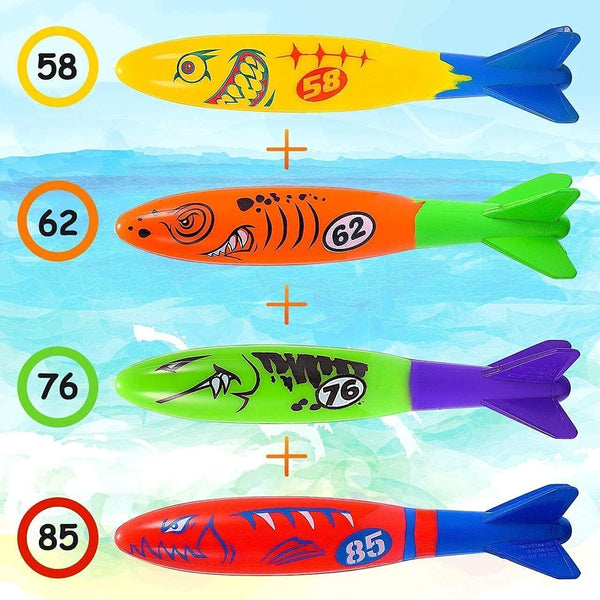 Paochocky Diving Game Set, Swimming Pool Toys for Kids