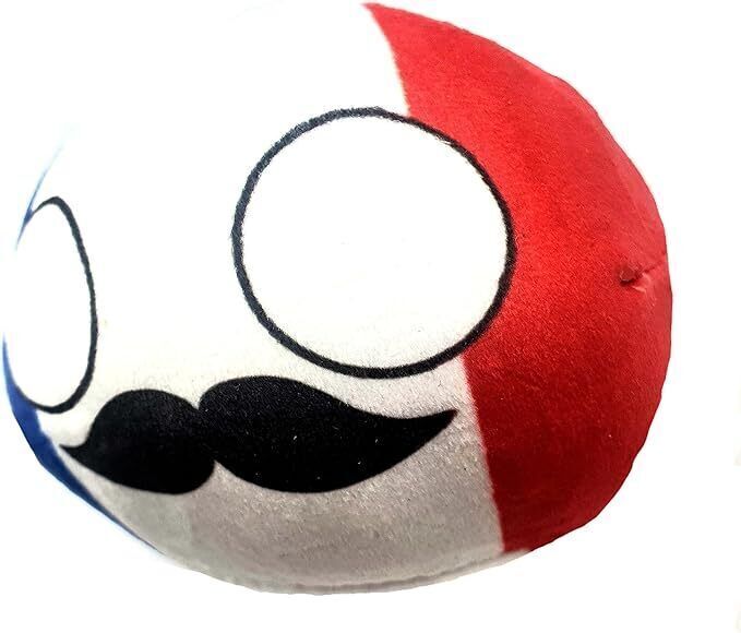 10cm Countryballs - Cute France European Flag Cuddly Meme Ball Toy