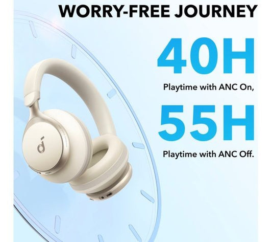 SOUNDCORE by Anker Space One Wireless Bluetooth Noise-Cancelling Headphones