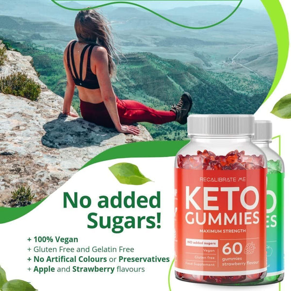 Keto Gummies Weight Loss Support, Strawberry, 60ct