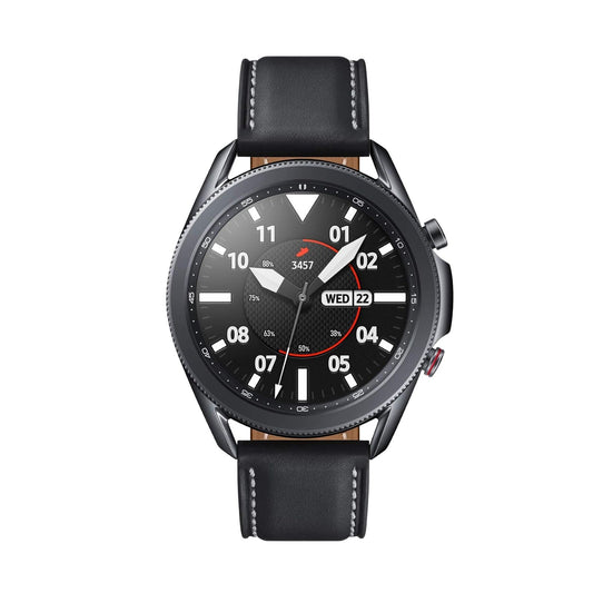 Samsung Galaxy Watch 3 (Cellular,45mm) Mystic Black Stainless Case + Black Strap