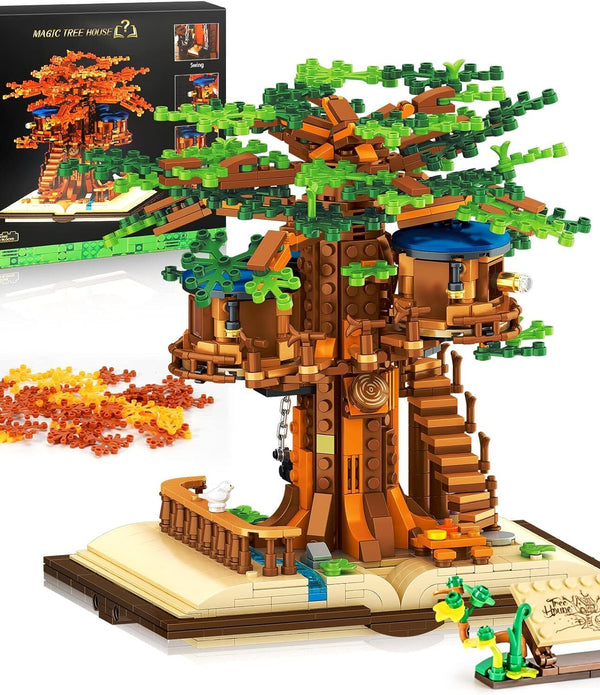  Tree House Building Kit with Led Lights Genuine Image Build-and-Display Model 
