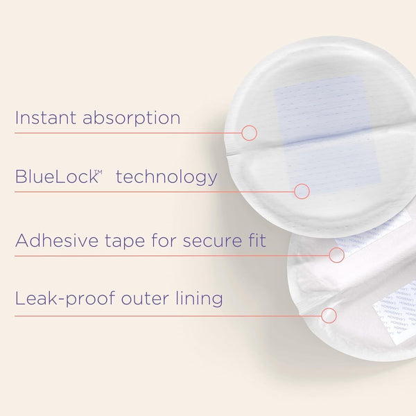 Lansinoh Disposable Nursing Pads, 60 Count (Pack of 1) - Leak-Proof Breast Pads