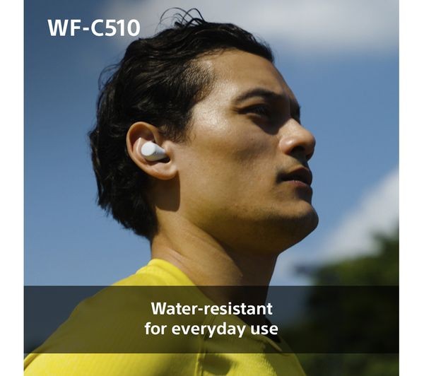 Sony WF-C510 Wireless Bluetooth Earbuds - White