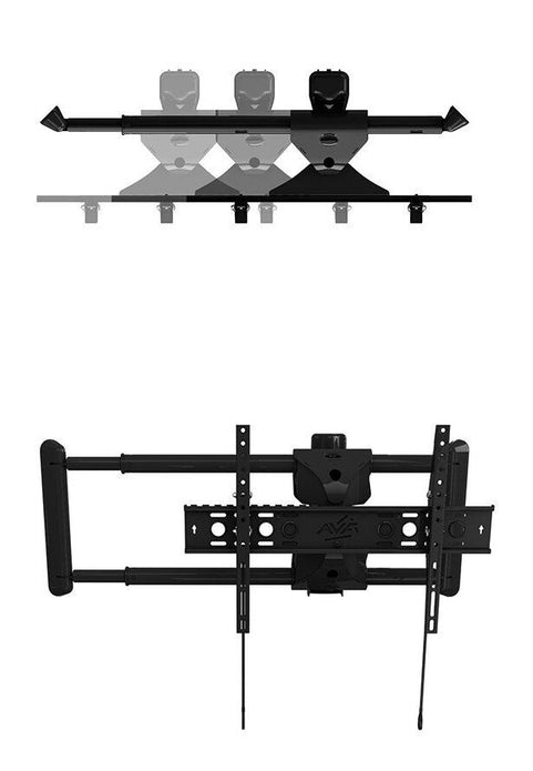 AVF Cornermount Corner TV Bracket, ZL5302, Up to 70" TVs, Black