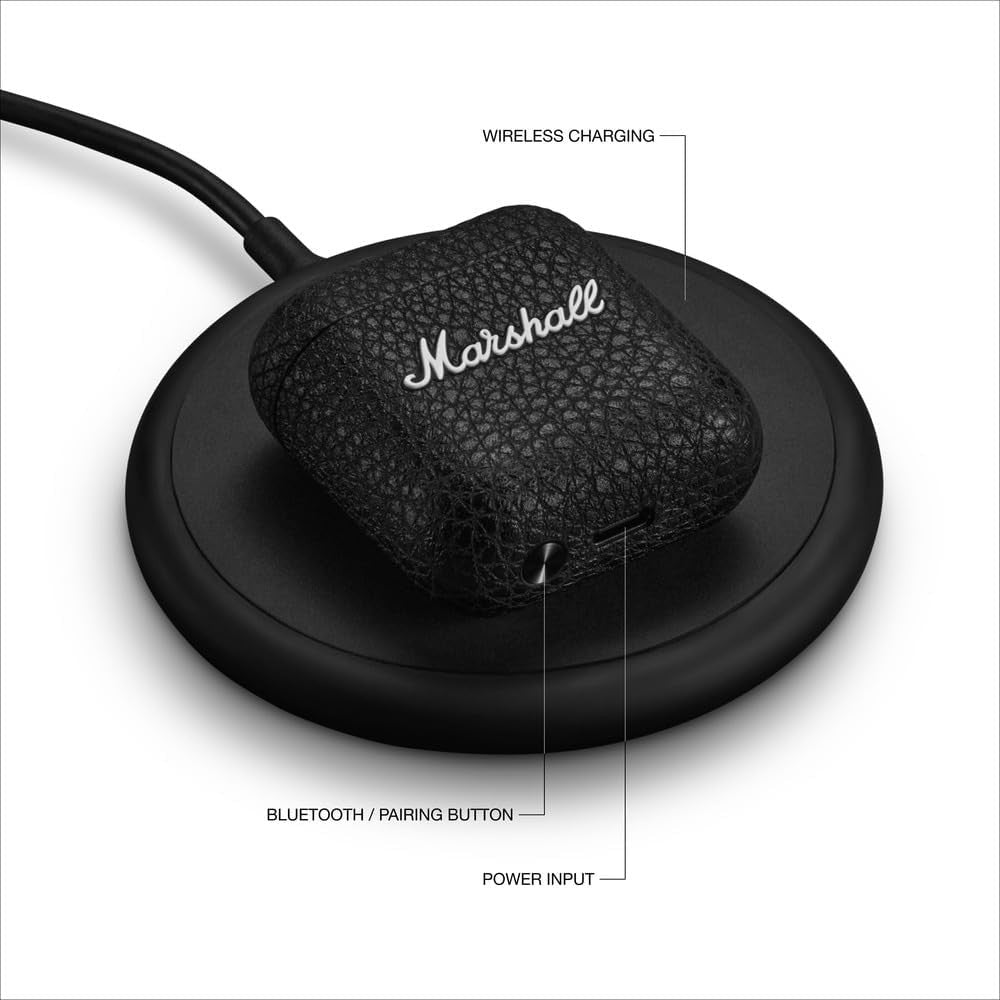 Marshall Minor IV Bluetooth Wireless Earphones, Ear buds - Black