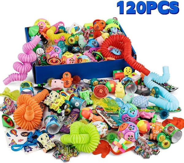 120PCS Assorted Party Bag Toys Children Kids Gift Favor Pinata Fillers Toys