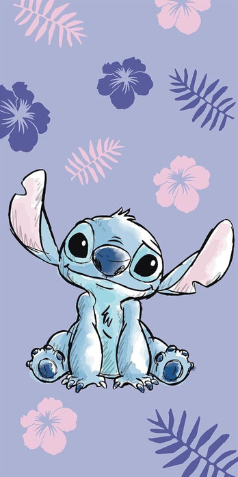 Disney Lilo & Stitch Bath Beach Towel 140x70cm 100% Cotton Kids Gift