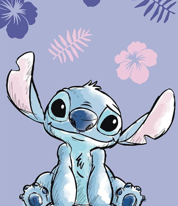 Disney Lilo & Stitch Bath Beach Towel 140x70cm 100% Cotton Kids Gift