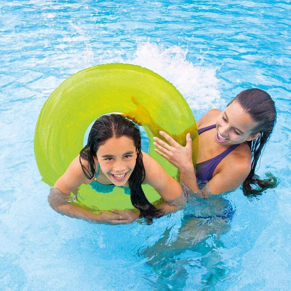 Inflatable Pool Floats Ring - Giant Swimming Ring for Kids & Adults, Summer Fun