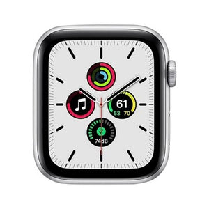 Apple Watch SE1 (GPS, 40mm) Silver Aluminium Case + Abyss Blue Strap