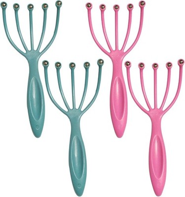 Scalp Massagerhead Massage Claws, Muscle Relaxation, Circulation (Pack Of 4)