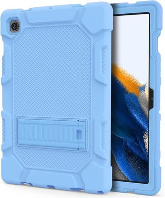 ZoneFoker Samsung Galaxy Tab A8 10.5 Case Rugged Kickstand SM-X200 Sky Blue