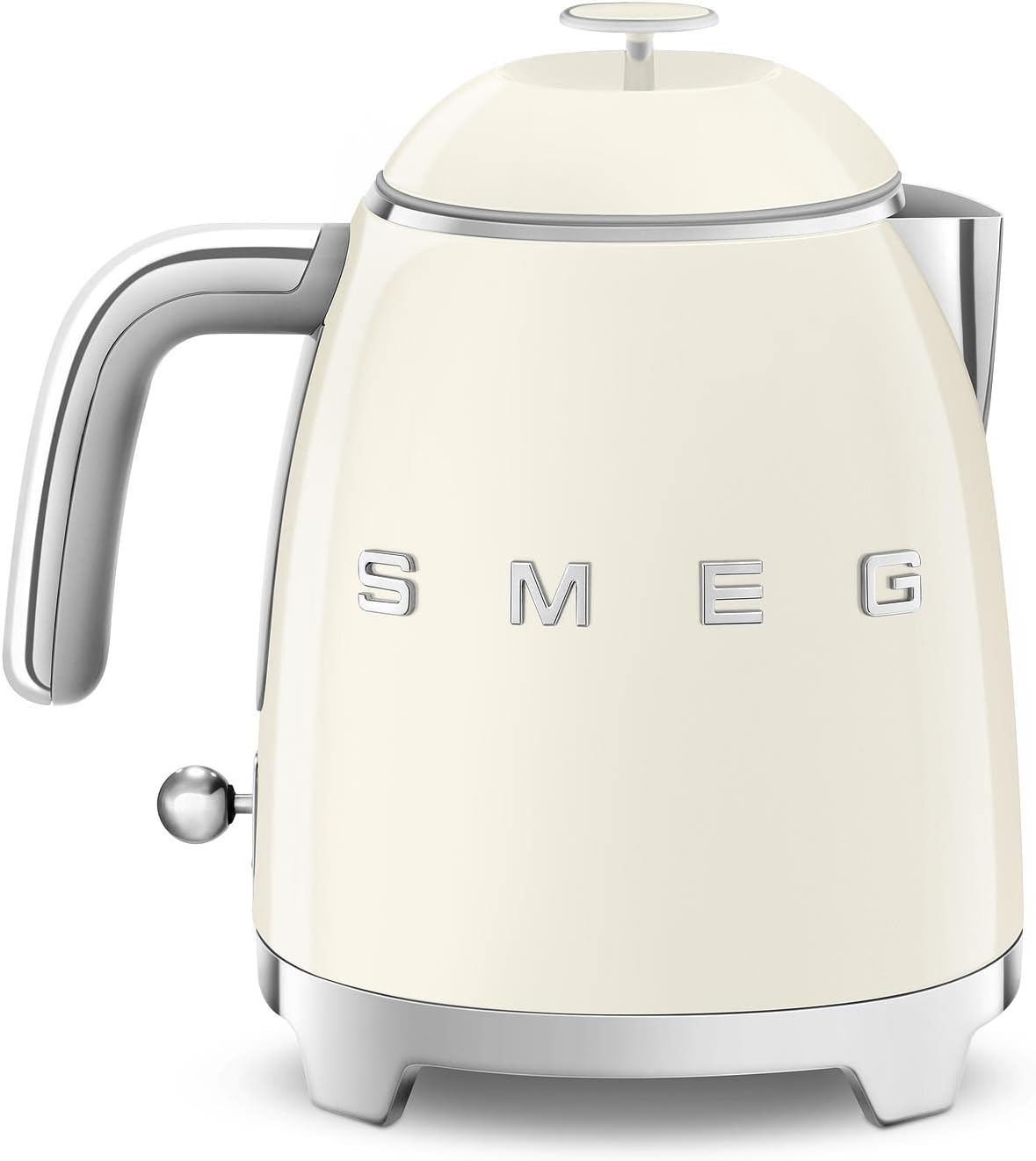 Smeg Mini kettle KLF05CREU cream finish with Smeg 3D logo 