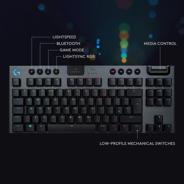 Logitech G915 TKL RGB Wireless Mechanical Gaming Keyboard
