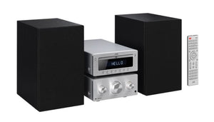 JVC UX-D752 Wireless Traditional Hi-Fi System - Silver & Black