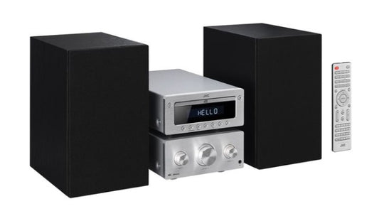 JVC UX-D752 Wireless Traditional Hi-Fi System - Silver & Black