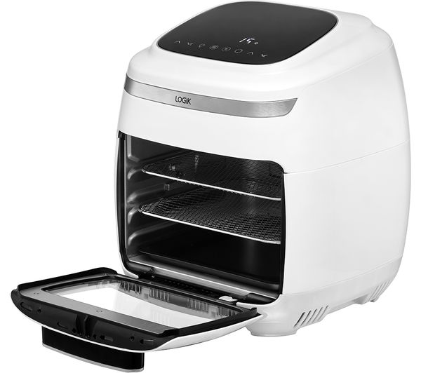 LOGIK L11AOW23 Air Fryer, 11L Capacity - White - GOOD REFURBISHED - MISSING ROTARY ATTACHMENTS - Rebx.co.uk