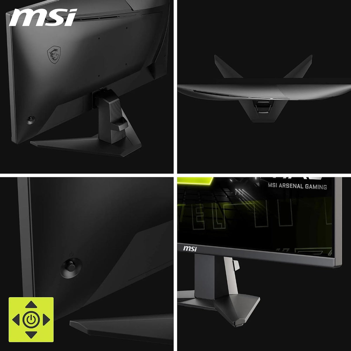 MSI MAG 255XF 24.5" Full HD 1080p Rapid IPS PC Gaming Monitor Screen - Black 6