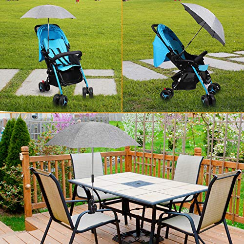 Winload Pram Parasol Universal UV Clip On Buggy Umbrella 71cm Grey - view 7