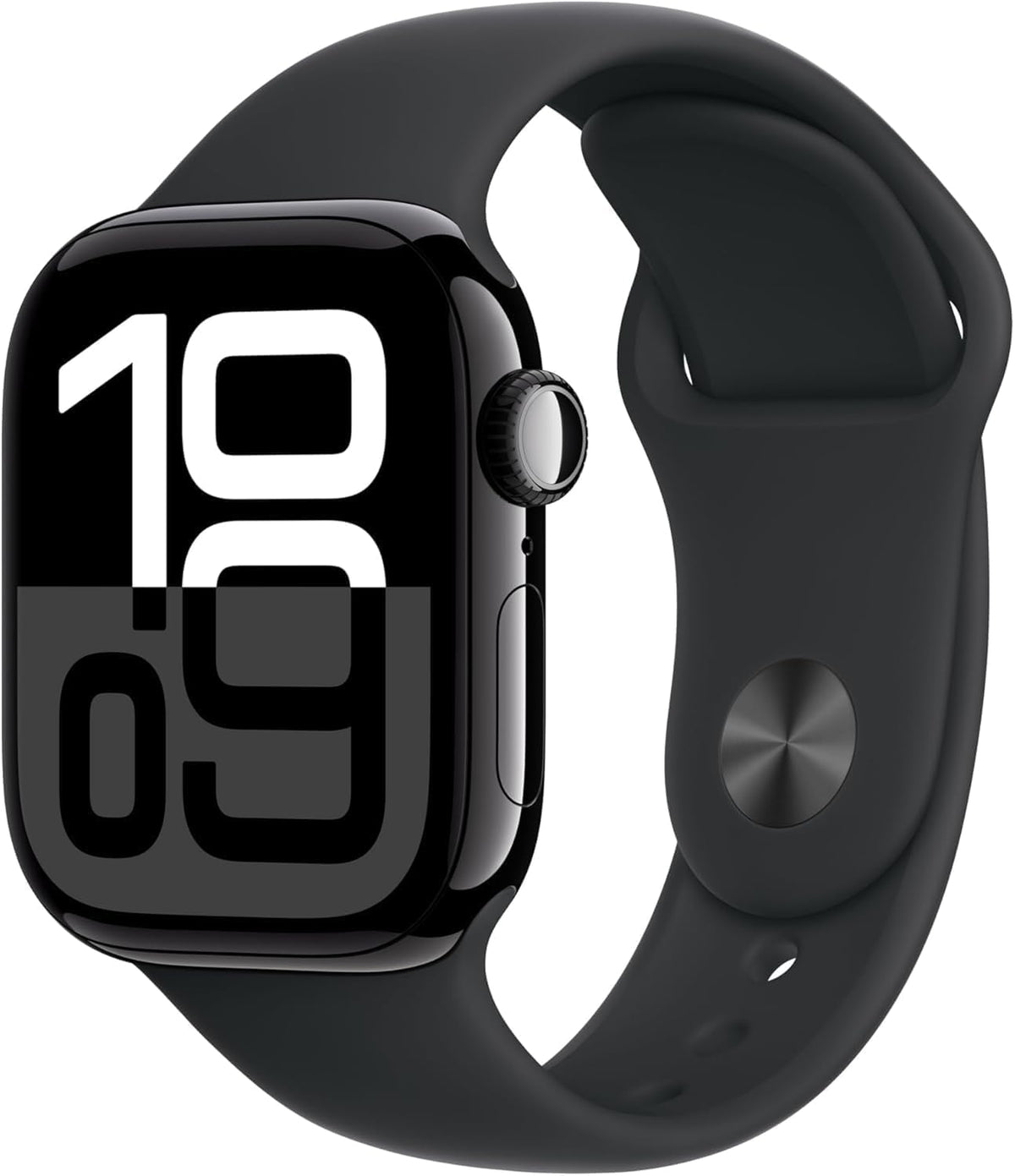 Apple Watch Series 10 (GPS, 42mm) Jet Black Aluminium Case + Black Strap