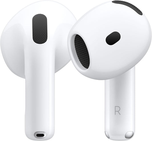 Apple AirPods 4 Wireless Bluetooth Earbuds with USB-C Charging Case, White