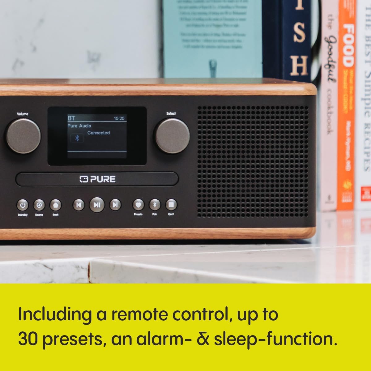 Pure Classic C-D6 CD & DAB+ Music System with Bluetooth