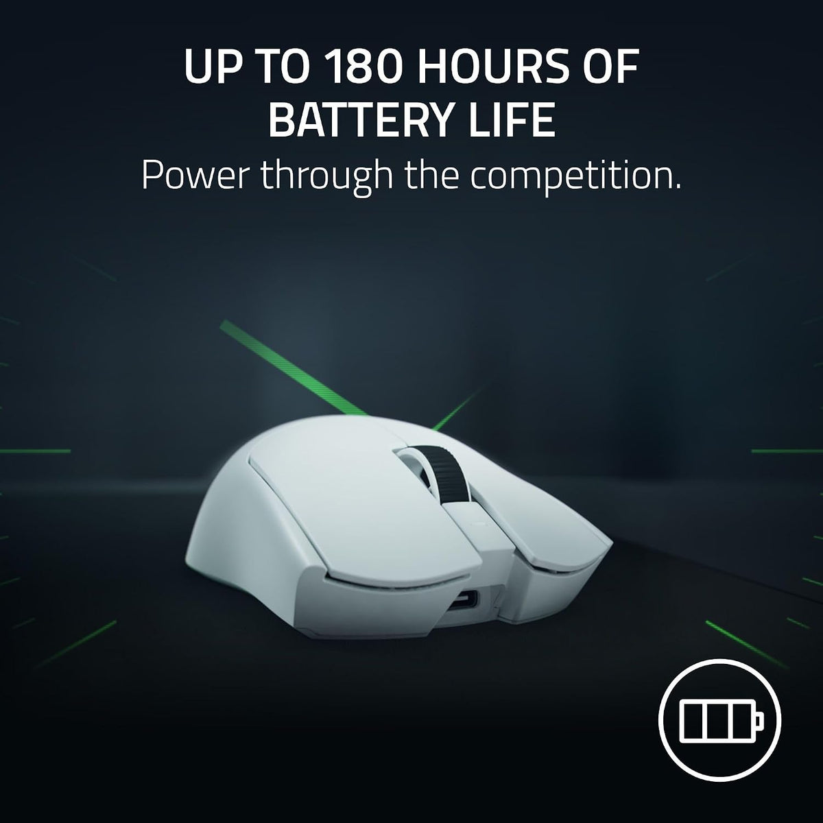 Razer Viper V4 Pro Wireless Gaming Mouse - White