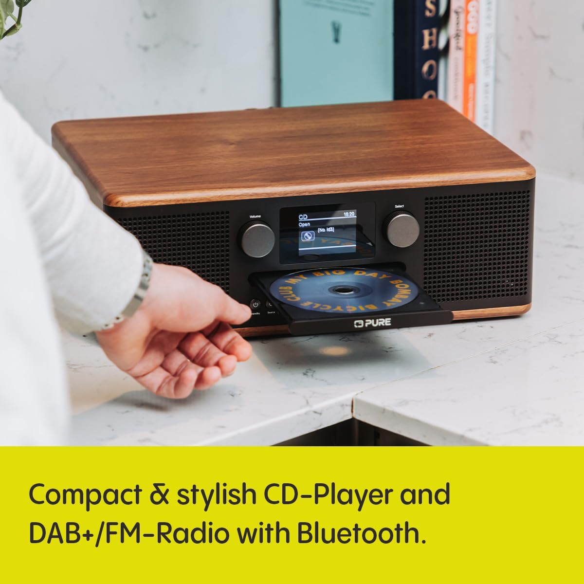 Pure Classic C-D6 CD & DAB+ Music System with Bluetooth