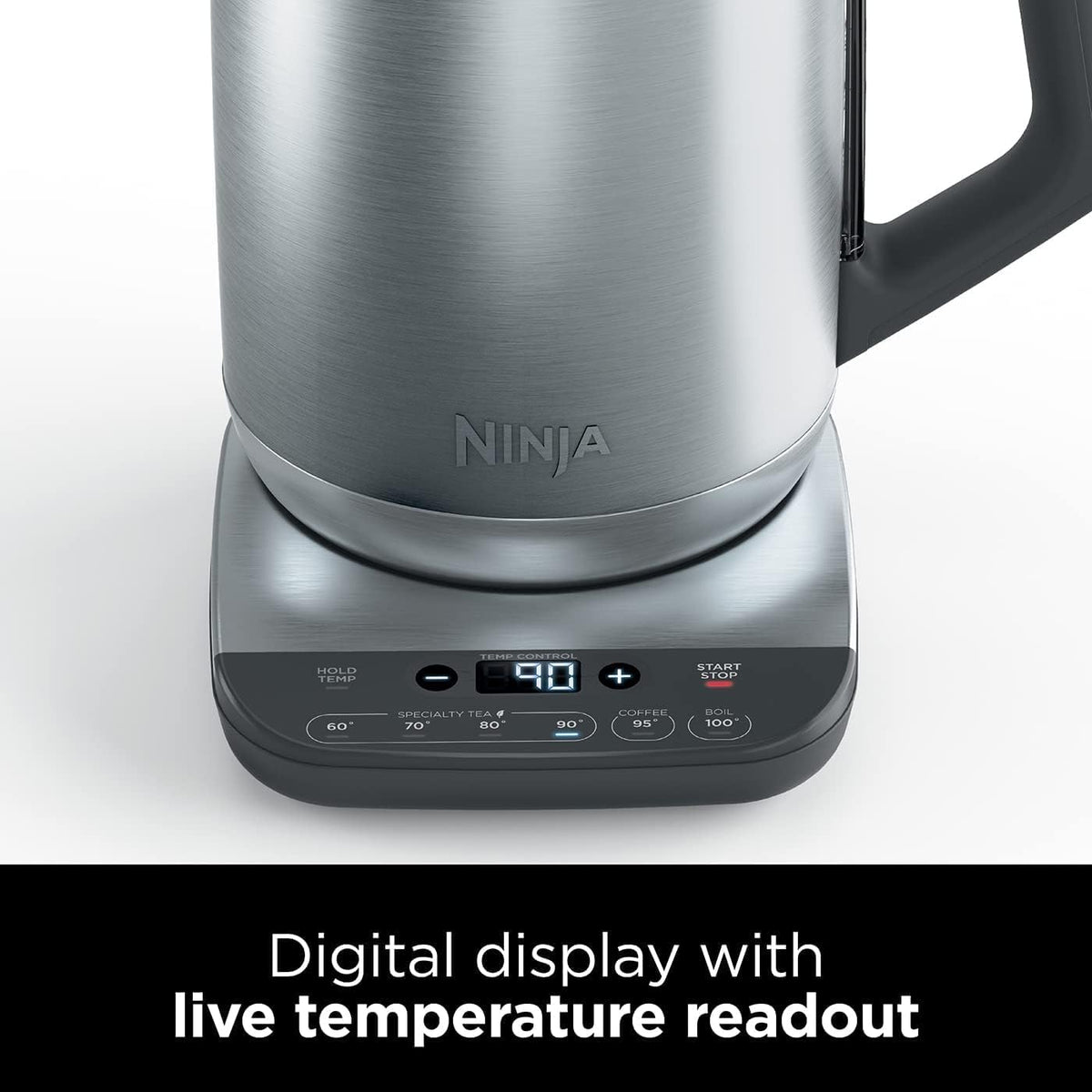 Ninja KT201UK Perfect Temperature Jug Kettle - Stainless Steel