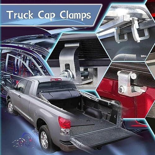 6 Pack Truck Topper Clamps, Truck Cap Mounting Clamps For Truck Bed Rack