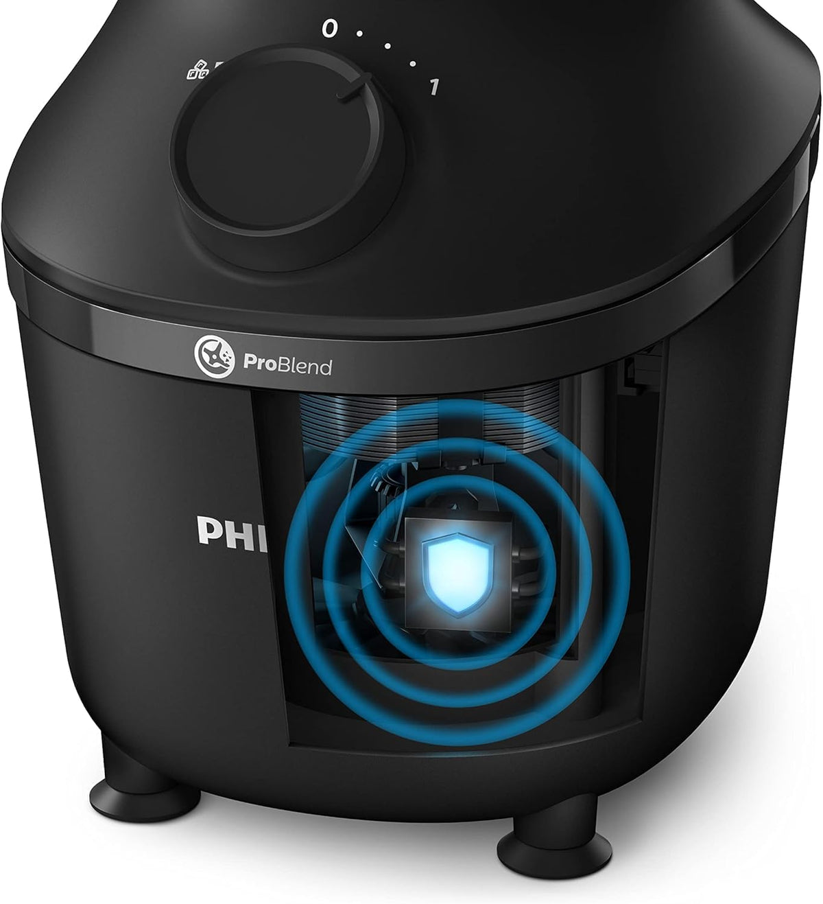 Philips 3000 Series ProBlend 450W Blender, 1.9L Jar - Black