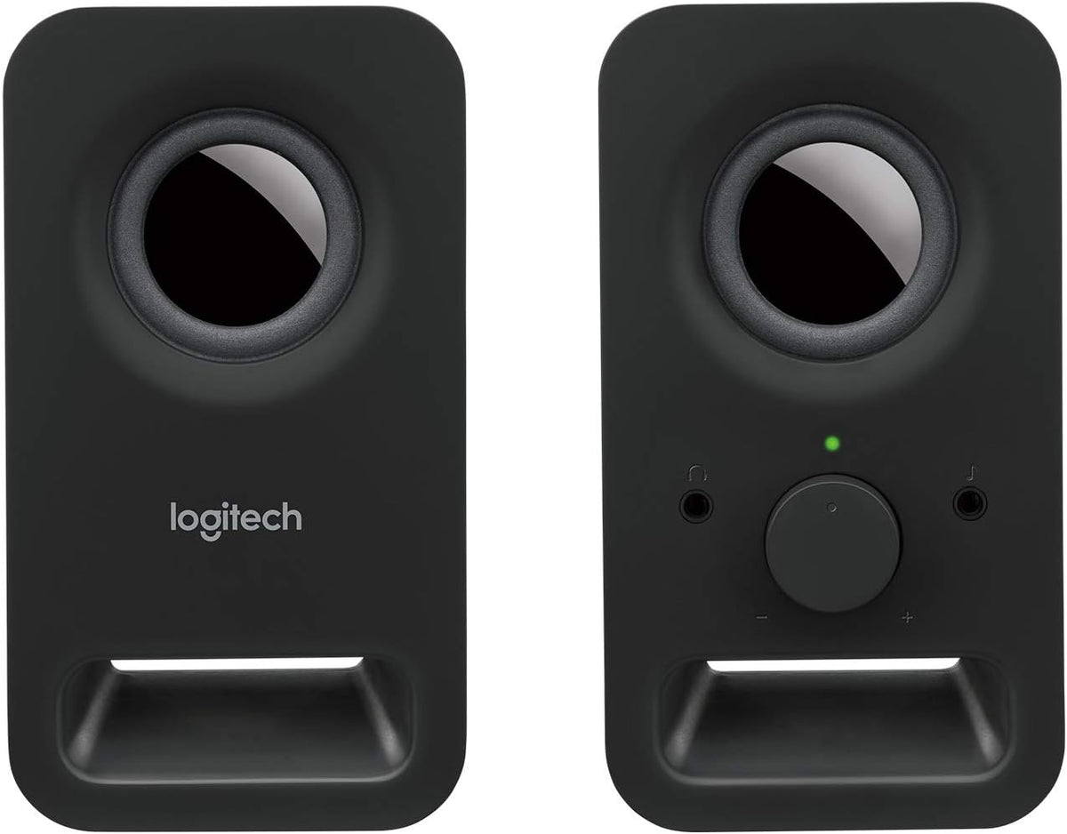 Logitech Z150 PC Speakers, Stereo 6W, UK Plug - Black