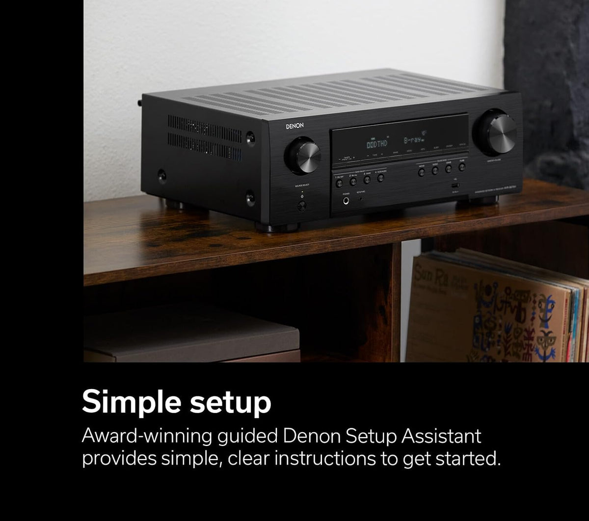 Denon AVC-S670H 5.2 Channel AV Amplifier Dolby DTS-HD Bluetooth AirPlay 2 HEOS