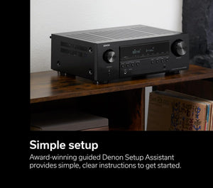 Denon AVC-S670H 5.2 Channel AV Amplifier Dolby DTS-HD Bluetooth AirPlay 2 HEOS