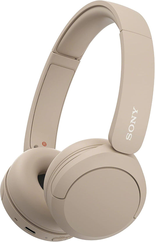 Sony WH-CH520C Wireless Bluetooth Headphones - Beige