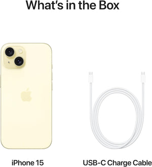 Apple iPhone 15 256GB Yellow Unlocked & SIM Free Smartphone