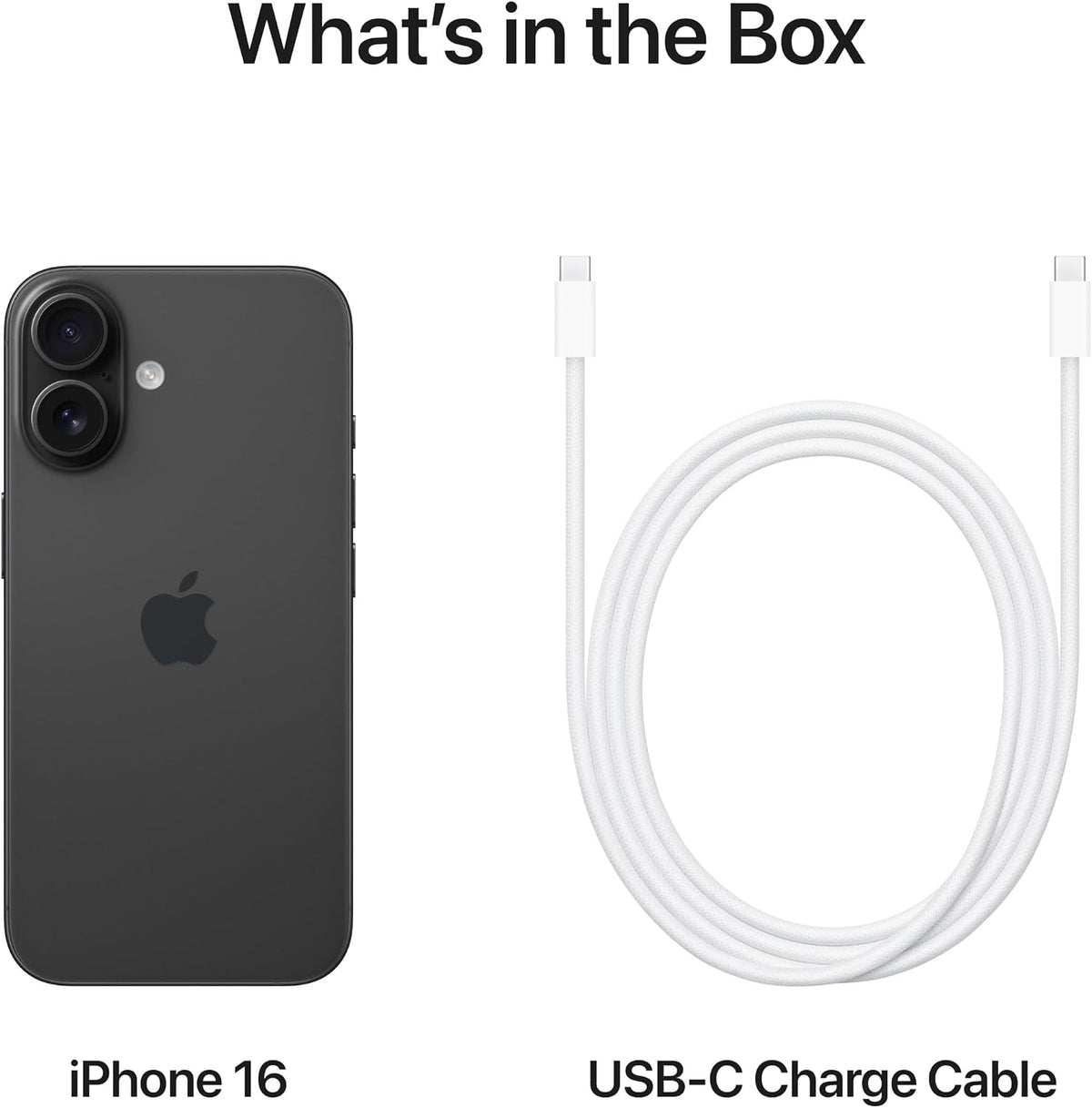 Apple iPhone 16 128GB Black Unlocked eSIM Only Smartphone (US Model)