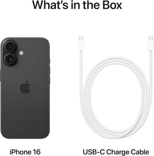 Apple iPhone 16 128GB Black Unlocked eSIM Only Smartphone (US Model)