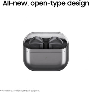 Samsung Galaxy Buds3 Wireless Noise-Cancelling Earbuds Silver