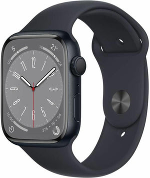 Apple Watch Series 8 (GPS, 45mm) Midnight Aluminium Case + Midnight Strap