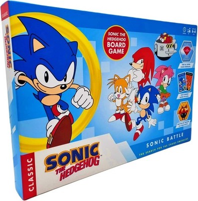 Sonic The Hedge Hog Board Game - Sonic Battle -The Search For The Chaos Emeralds