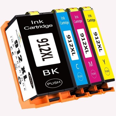 912XL Ink Cartridges 4 Pack HP 912XL OfficeJet Pro 8022-8025