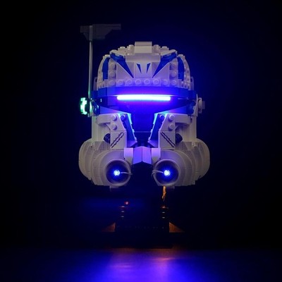 ANGFJ LED Lighting Kit for Lego Star Wars Captain Rex Helmet 75349