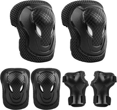 Valuetalks Kids/Youth Knee & Elbow Pads Set (M), Adjustable Protective Gear