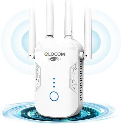 1200Mbps WiFi Extender Booster Dual Band 2.4/5GHz Range Extender UK Plug