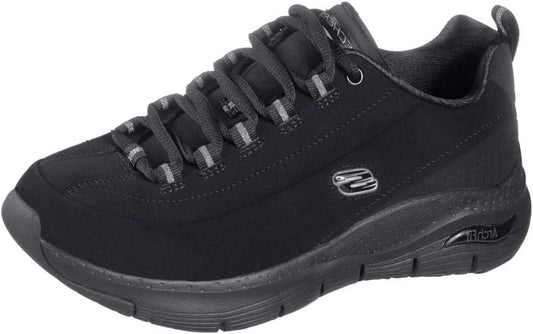 Skechers Womens Arch Fit Metro Skyline Sneaker Black UK 8 Medium Comfort