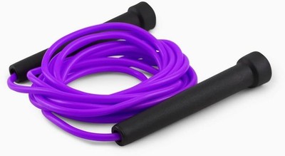 Splay Nylon Speed Rope Purple 9Ft - Fitness Exercise 260 Degree, Soft Handle