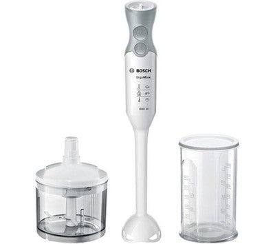 Bosch MSM66020GB ErgoMixx Hand Blender White 600W Kitchen Mixer Stick Set